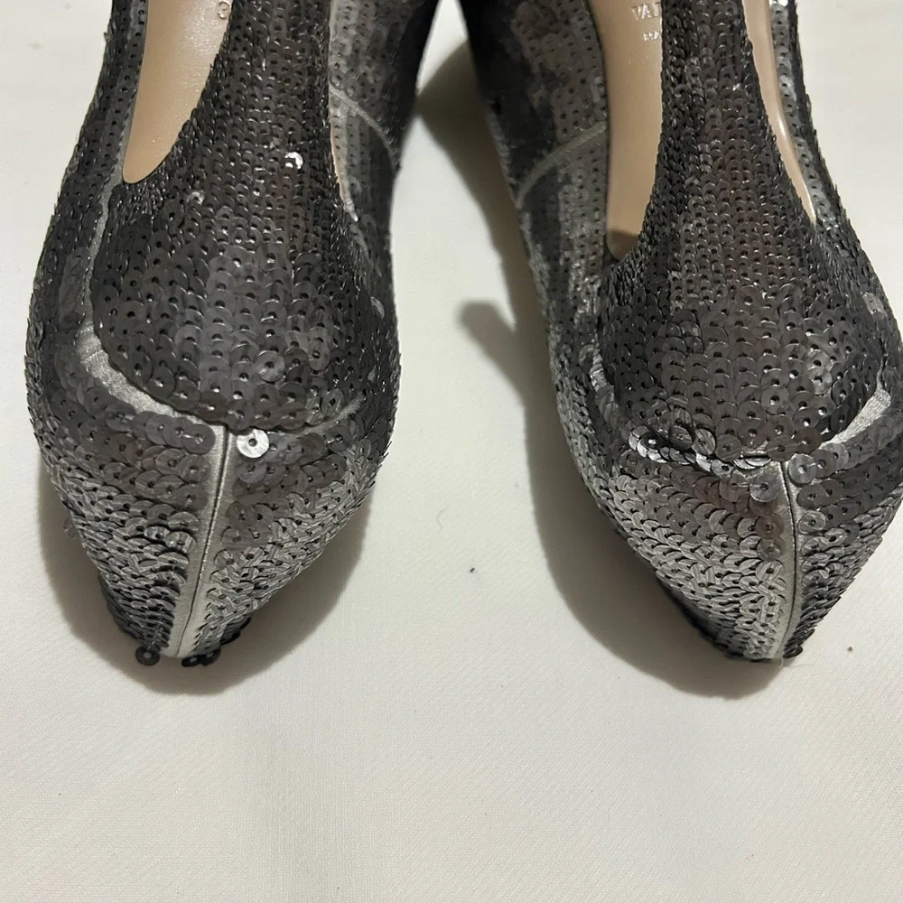 Valentino garavani sequin peep to pumps - Picture 10 of 16
